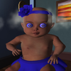 Baby Blue Scary Night House icon
