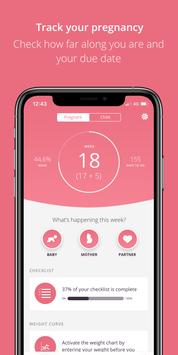 Pregnancy & Baby Tracker Free: Preglife 截图 2