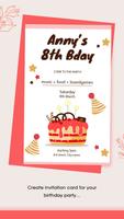 E-Card Invitation Maker Design captura de pantalla 1