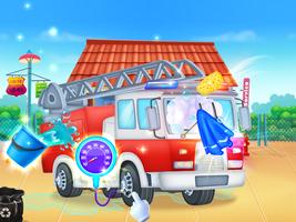 Truck wash games for boys poster