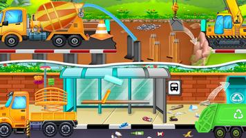 build house - Truck wash game تصوير الشاشة 3