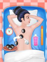 Back spa and Leg massage salon - Face care poster