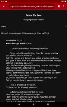 Web Novel Reader 截图 16