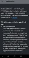 Word Meditation screenshot 1
