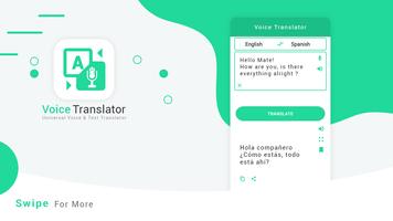 Universal  Translator Text and  Voice Translator پوسٹر