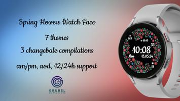 GRBL Spring Flowers Watch Face poster