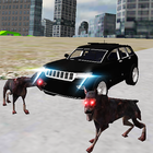 Real 4x4 Jeep Drive City Dogs biểu tượng