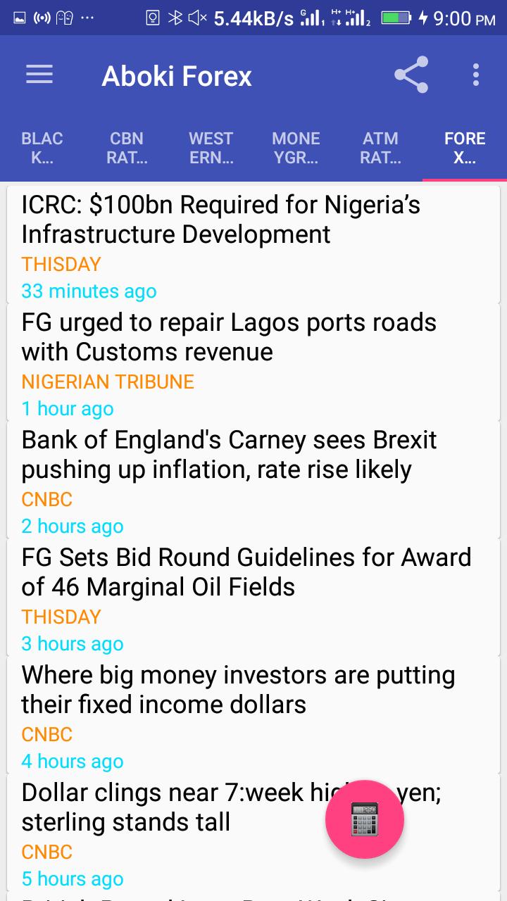 Aboki forex exchange