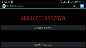 برنامه‌نما Bb IMEI Generator عکس از صفحه