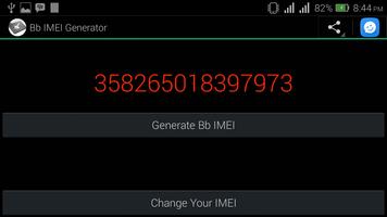 Bb IMEI Generator capture d'écran 1