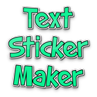 Text sticker maker - text stickers icon