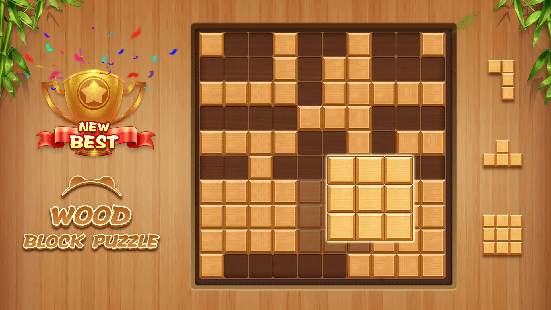 Como jogar wood block puzzle: - Parte 01 / ( Android e iOS ) 