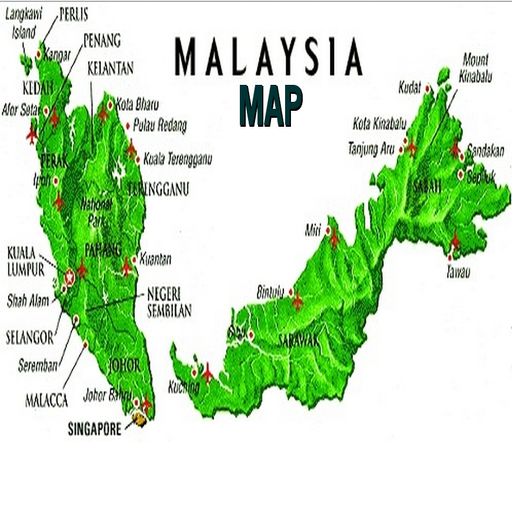 SIMPLE MALAYSIA MAP OFFLINE 20