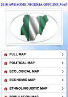 SIMPLE NIGERIA MAP OFFLINE 202 capture d'écran 1