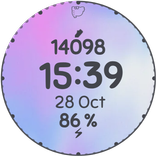 GS033 - Blue Motion Watch Face