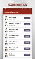 Recover Deleted Contacts 截圖 3