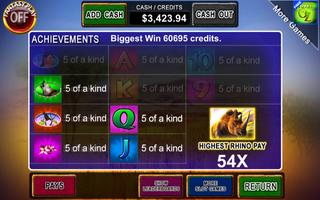 Rhino Gold Slot Machine FREE capture d'écran 2