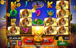Rhino Gold Slot Machine FREE capture d'écran 3