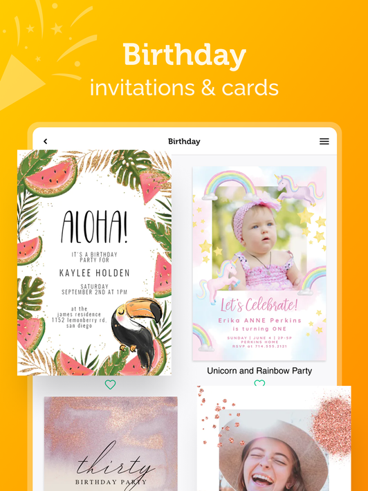 Invitation maker & Card design screenshot 11