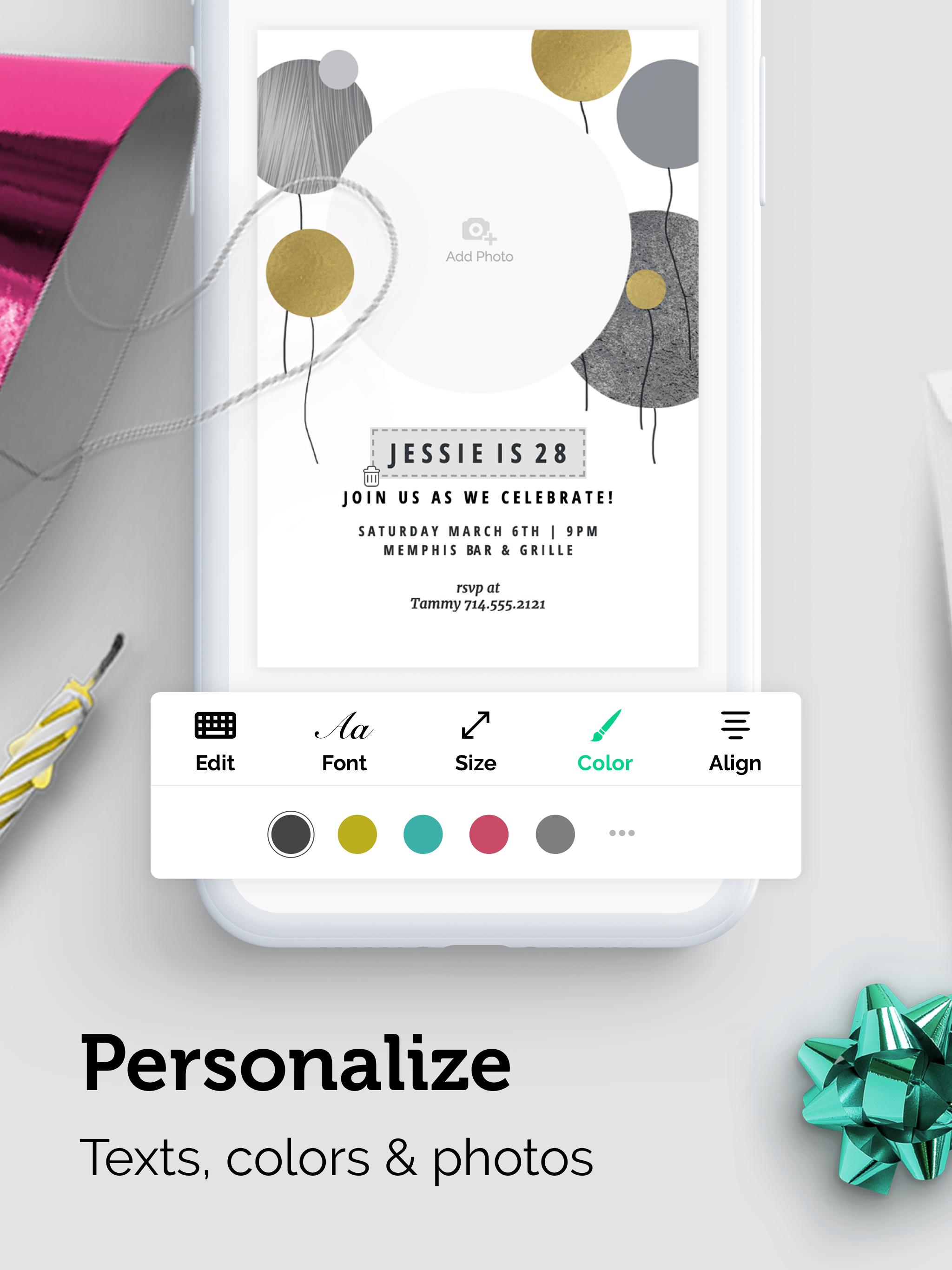 Invitation Card Maker  Free by Greetings Island for Android 