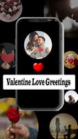 Valentine Love Greetings Quote Affiche