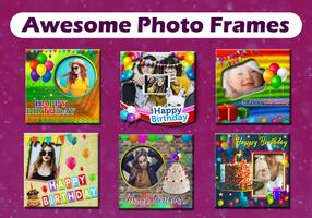 Birthday Wishes and Birthday Photo Frame capture d'écran 2