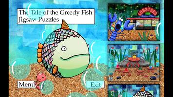 Greedy Fish Kids Jigsaw Puzzle Cartaz