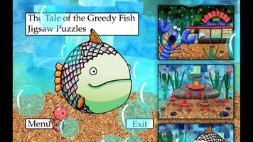 Greedy Fish Kids Jigsaw Puzzle-poster