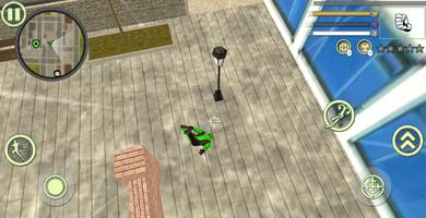 Green Superhero Pool Rope Hero Vegas Crime Mafia تصوير الشاشة 3
