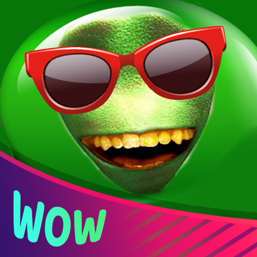 Grüner Alien-Tanz