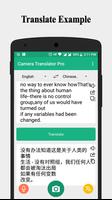 Camera Translator Pro captura de pantalla 3