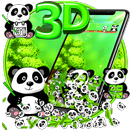 Cute Panda 3D Gravity Theme APK