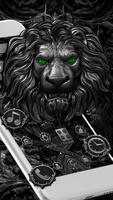پوستر Green Eye Metal Lion Theme