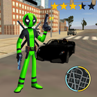 Green Pool Stickman Rope Hero Gangstar Mafia icon