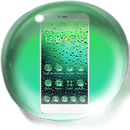 Green Water Drop Theme APK