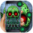 Green Zonbie Snake Skull  Theme