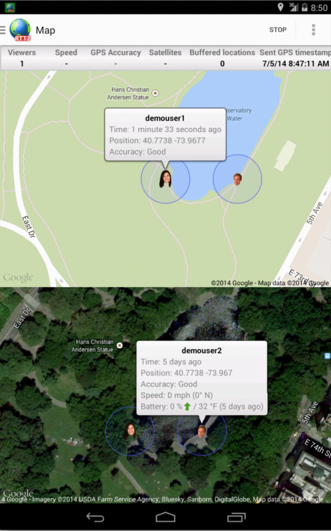 Real-Time GPS Tracker 2 for Android - APK Download