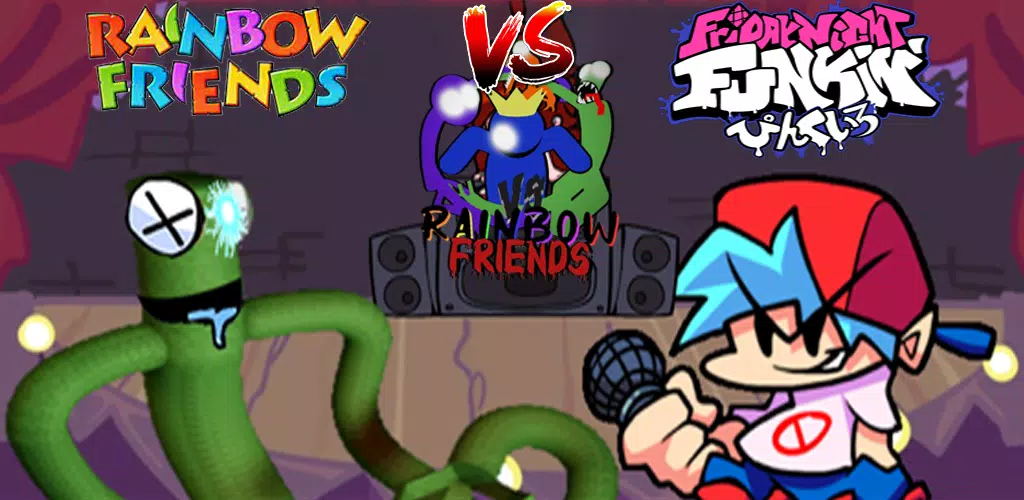Green Rainbow Friends FNF Mod APK - Free download app for Android