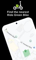 Ride Green Bike plakat