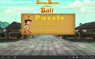 Bheem puzzle Game - Bali Movie capture d'écran 3