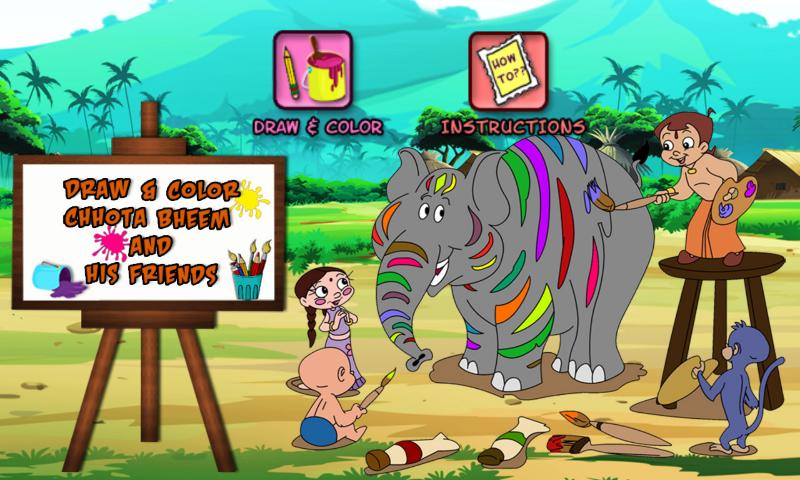 Draw & Color Chhota Bheem APK for Android Download