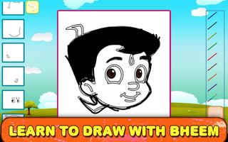 Draw & Color Chhota Bheem स्क्रीनशॉट 2