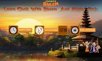 Learn Clock with Bheem Plakat