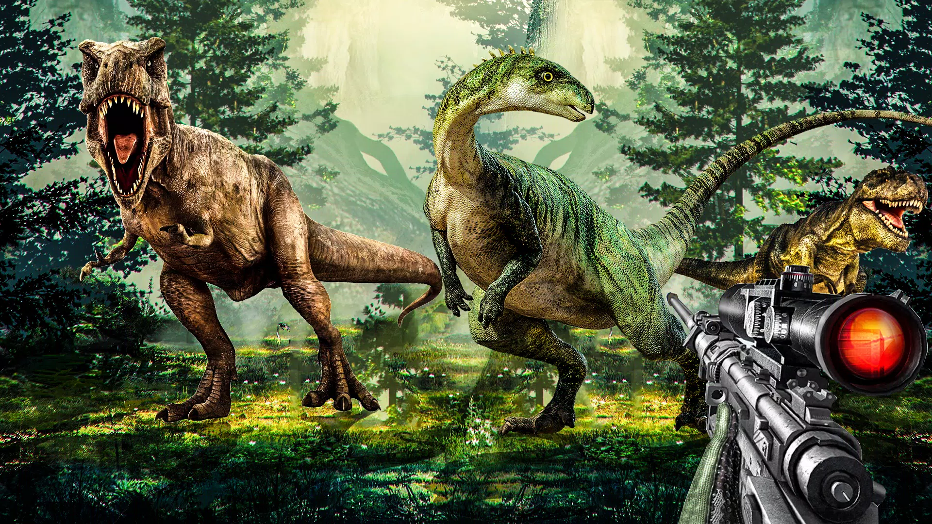 vingança mortal caçador de dinossauros fps jogo - Download do APK para  Android