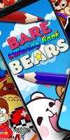Bare bears coloring book Affiche