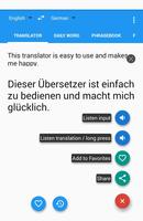 برنامه‌نما German English Translator Free عکس از صفحه