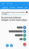 Turkse Translator / Dictionary-poster