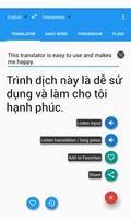 Vietnamese Translator & Dict Plakat