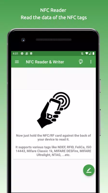 NFC/RF Reader and Writer APK pour Android Télécharger