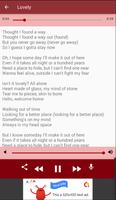 Lovely Billie Eilish Songs Lyrics capture d'écran 1